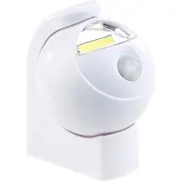 Lunartec Lampe sans fil à LED COB 120 lm et capteur PIR