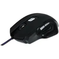 MCL Samar Souris USB optique 1600 DPI ergonomique pour droitier - Noire