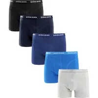 Björn Borg Boxers Cotton Stretch 5-Pack Bleu clair Bleu Bleu foncé Gris taille M