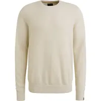 PME Legend Pull-over 'Pullover in cotton/modal' blanc cassé