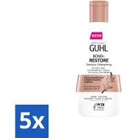 Guhl - Shampooing - Bond+ Restore - 250 ml - pack économique - 5 pièces