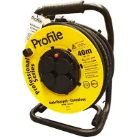 Profile Enrouleur de chantier - 40 m - 16 A - 240 V - 1 500 W à 3 500 W