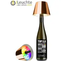 Sompex Lampe Top 2.0, hauteur : 110 mm, ø : 125 mm, cuivre