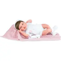 MARINA AND PAU Marina - Pau Poupée Newborn Ane Snow Princess 45cm - Poupée jouet