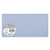 Clairefontaine Pack de 25 cartes Pollen 106 x 213 mm Bleu Lavande