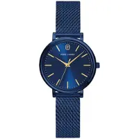 Pierre Lannier Montre à affichage analogique bleu