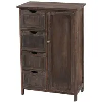 Generique Commode / armoire, 82x55x30cm, shabby chic, vintage marron