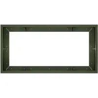 vidaXL Muret de soutènement, 6 pièces, 200 x 100 x 30 cm, acier, vert olive
