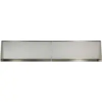 vidaXL Muret de soutènement, 4 pièces, 100 x 12 x 30 cm, acier inoxydable, argenté