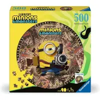 Ravensburger Puzzle rond Les Minions, 500 pièces