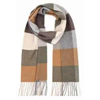 Profuomo Écharpe Laine d’agneau Carreaux Multicolour