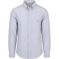 Gant Chemise Oxford Light Brown Marron Gris taille 3XL