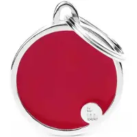 My Family Médaillon Rond Pour Animaux Fait Main