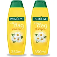 Palmolive 2 flacons de shampooing "Chaque Jour" à l'extrait de camomille, 350 ml - Pack avantage - 2 pièces