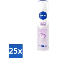 Nivea 25 sprays anti-transpirants Double Effect - 150 ml - Pack économique - 25 pièces