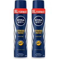 Nivea 2 sprays déodorants MEN Stress Protect - 250 ml - Pack avantage - 2 pièces