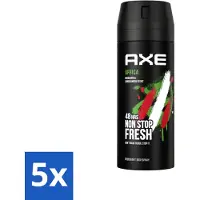 Axe 5 sprays corporels déodorants Africa - 150 ml - Pack avantage - 5 pièces
