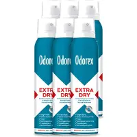 Odorex 6 sprays anti-transpirants Extra Dry Sensitive - 150 ml - Pack avantage - 6 pièces