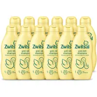 Zwitsal 12 flacons de shampooing pour bébé Anti-pellicules, 200 ml chacun - Pack économique - 12 pièces