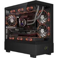 KeepOut XC-301 GLASS, PC, Noir, ITX, Micro ATX, SPCC, Acier, Verre trempé, Gaming, Ambre, Bleu, Vert, Rouge
