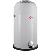 Wesco Poubelle à pédale 184631-76 KICKMASTER, couleur COOL GREY, d'une capacité de 33 litres / poubelle / corbeille à papier