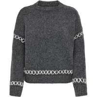 ONLY Pull ONLAMANDA femmes - Gris - EU XS