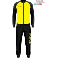 Givova Cuba Tracksuit Jaune,Noir 3XL Homme