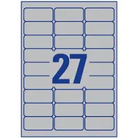 Avery Zweckform Étiquettes multifonctionnelles ultra-résistantes L6011-100 , 63,5 x 29,6 mm, 2700 étiquettes