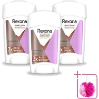 Rexona 3 déodorants roll-on Women Maximum Protection Confidence, 45 ml chacun - Pack économique - 3 pièces