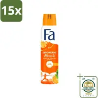 Fa Pflege 15 sprays déodorants Fa Empowering Moments - 150 ml - Pack économique - 15 pièces