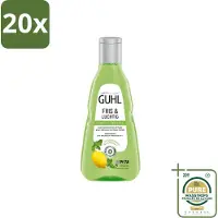 Guhl 20 flacons de shampooing Fris & Luchtig (volume : 250 ml) - Pack économique - 20 pièces