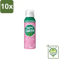 Happy Earth 10 sprays désodorisants naturels "" parfum lavande et ylang-ylang, format 100 ml - Lot de 10 pièces