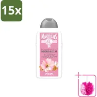 Le Petit Marseillais 15 x Shampooing , Amande Douce & Graines de Lin Biologiques - 250 ml - Pack économique - 15 pièces