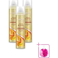 Unilever 3 x Shampooing sec Andrélon Blond pour cheveux blonds - 245 ml - Pack économique - 3 pièces