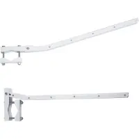 Sauvic Corde à linge réglable et pliable avec rampe argentée argentée One Size