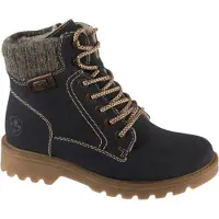 Rieker Bottines à lacets bleu foncé