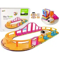 Lean Toys Blocs de construction magnétiques Sky Track 29 pièces