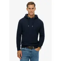 Superdry Homme Sweat à Capuche Logo Vintage Brodé Navy Taille: L