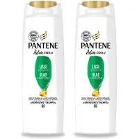 Pantene 2 bouteilles de shampooing Lisse et Soin pour cheveux crépus - 225 ml - Pack économique - 2 pièces