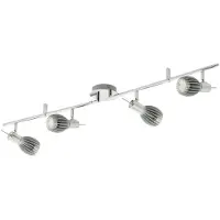 Eglo Emplacement monté en surface Spico Chrome à 4 lumières