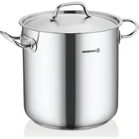 Korkmaz Proline Gastro pot en acier inoxydable très profond 33,5l