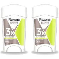Rexona 2 déodorants roll-on Women Maximum Protection Stress Control - 45 ml chacun - Pack avantage - 2 pièces