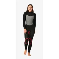 Rip Curl Omega 5/3 Mm Gb Steamer Combinaison Manches Longues avec Zip Dos Noir 6 Noir 6