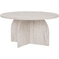 CALICOSY - Table basse avec plateau rond D80 cm - CLOVER