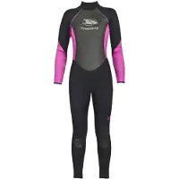 Trespass Combinaison En Néoprène à Manches Longues Et Fermeture éclair Dans Le Dos Pour Femme Aquaria 2 Mm