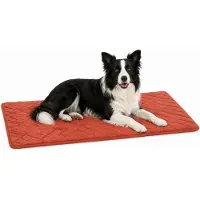 Flamingo Coussin pour chien , modèle Weimar, rectangulaire, couleur cognac, taille L