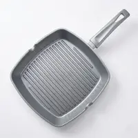 Swiss Haus Poêle a Grill 24cm tous feux dont induction Basel Premium Collection Gris SH-BGP24S