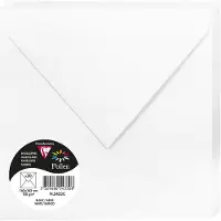 Pollen Paquet de 20 enveloppes 165x165mm Blanc 120g