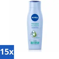 Nivea - Shampooing - Soin volumateur - Fortifiant - Soin sain - 250 ml - Pack avantage - 15 pièces