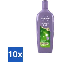 Unilever 10 bouteilles de shampooing Andrélon "Tous les jours" - 450 ml - Pack économique - 10 pièces